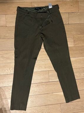 Banana Republic Army Green Cropped Slim Women's Pants